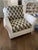 2010s Contemporary Upholstered Extra Wide Arm Chair With Slip Cover For Sale - Image 5 of 7