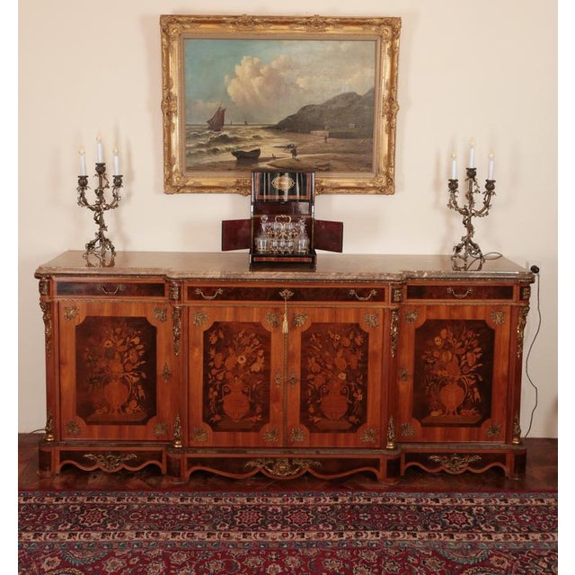 Luxurious Italian chest of drawers from northern Italy - Milan area. Unique design of the chest of drawers with rich...