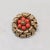 Vintage 1960s Signed Napier Goldtone Faux-Coral Beaded Brooch For Sale In Philadelphia - Image 6 of 7