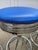 Vintage Blue, Red, Orange, and Yellow Swivel Bar Stools, 1990s, Set of 5 For Sale - Image 4 of 18