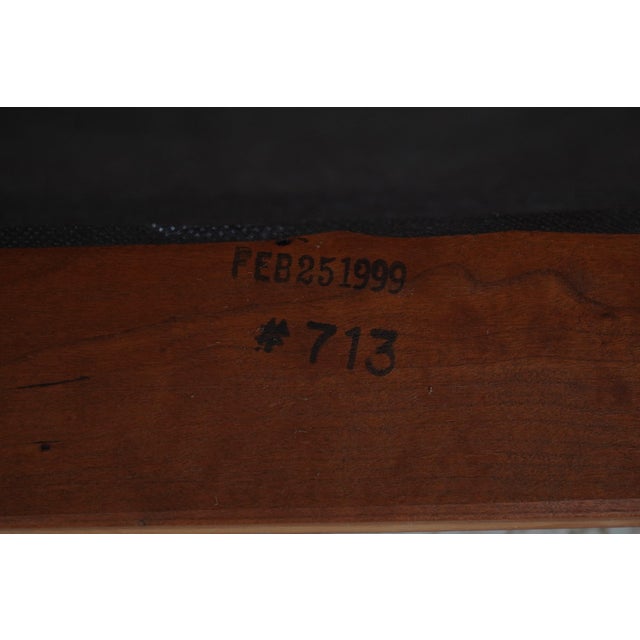 Stickley Cherry Spindle Morris Style Lounge Chair For Sale - Image 11 of 12