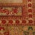 1910s Antique Hereke Golden-Beige and Red Floral Silk Rug For Sale - Image 5 of 6