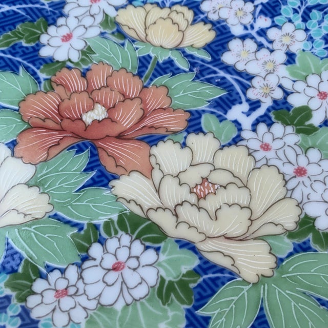 1980s Blue Echo Takahashi San Francisco Trinket Dish For Sale - Image 6 of 9