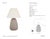 Chapman & Myers by Visual Comfort Signature Kokomo 30" Table Lamp in Ash Wicker and Antique-Burnished Brass with Linen...