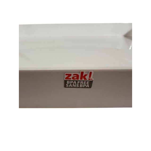 Mid-Century Modern Extra Large White Acrylic Tray by Zak For Sale - Image 3 of 10