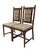 Arts and Crafts Side Chairs by Onder Den Sint Maarten, Walnut, 1900s, Set of 2 For Sale - Image 5 of 6