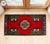 Elevate your living space with this vibrant and authentic vintage Anatolian small rug, featuring a striking red field and...