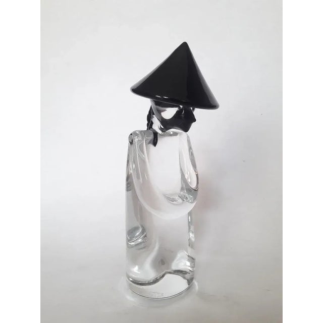 Mid-Century Modern Chinese Murano Glass Figure by Archimede Seguso for Seguso, 1970s For Sale - Image 3 of 6