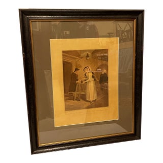 Mid 20th Century Cries of London Figurative Print, Framed For Sale