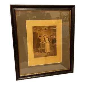 Mid 20th Century Cries of London Figurative Print, Framed