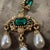 1990s 1990s Amazing Costume Jewelry Chandelier Earrings by Antigona Paris For Sale - Image 5 of 12