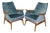 Mid-Century Velvet Armchairs, 1960s, Set of 2 For Sale