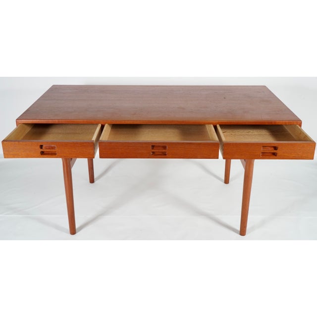 Wood Nanna Ditzel Teak Writing Desk for Søren Willadsen For Sale - Image 7 of 12