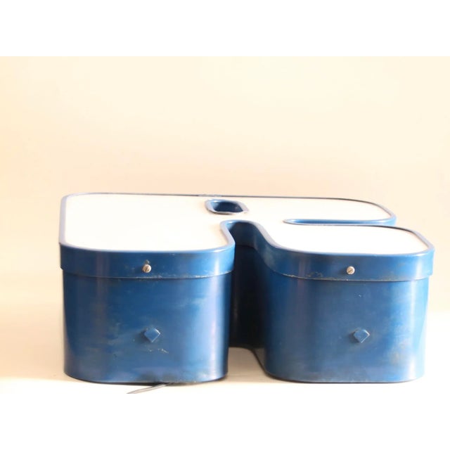 Blue Mid-Century Illuminated Letter R, 1970s For Sale - Image 8 of 10