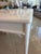 Vintage Palm Beach White Newly Lacquered Faux Bamboo Fret Game Table Two Drawers For Sale In West Palm - Image 6 of 11