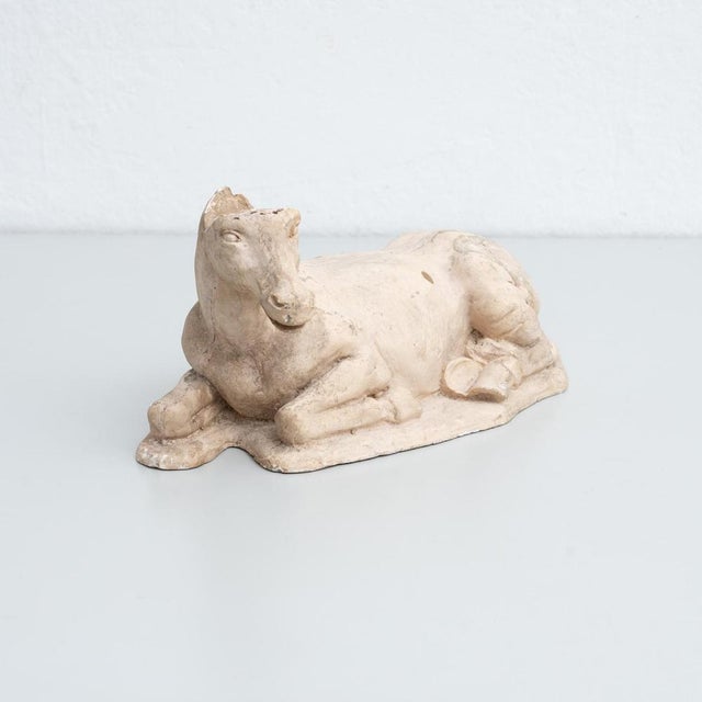 Sculpture Materials Plaster Horse Figure, 1950s For Sale - Image 7 of 13