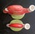 1980s Vintage 1987 Lisa Larson for Goebel Santa & Mrs. Claus Porcelain Candleholder Pair For Sale - Image 5 of 6