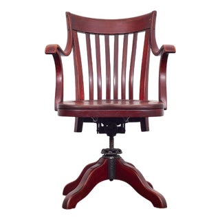 Vintage Capua Chair in Beech and Mahogany by Adolf Loos for Thonet, 1920s For Sale