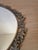 Baroque Oval Bronze Wall Mirror, 1960s For Sale - Image 10 of 17