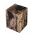 Black Organic Modern Petrified Wood Stool Accent Table For Sale - Image 8 of 8