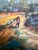 Wood Vintage Impressionist Landscape Oil Painting For Sale - Image 7 of 10