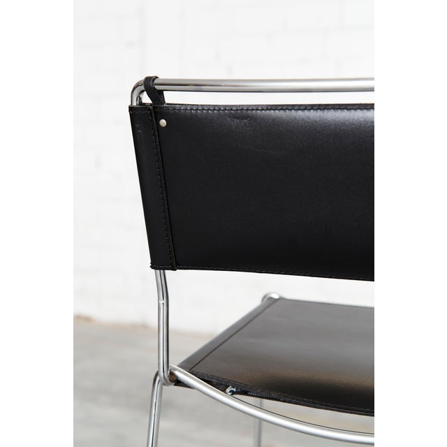 Leather Barstools by Giandomenico Belotti for Alias, 1980s, Set of 6 For Sale - Image 15 of 18