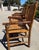 Folk Art Set of Four 1930s Old Hickory Arm Chairs For Sale - Image 3 of 10