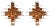 Copper Cassiope 9 Level Suspension Lamps by Sebastien Sauze, Set of 2 For Sale