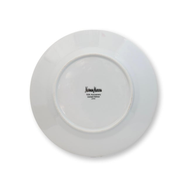 Hollywood Regency Neiman Marcus Red Leopard Dessert Plates, Set of 12 For Sale - Image 3 of 4