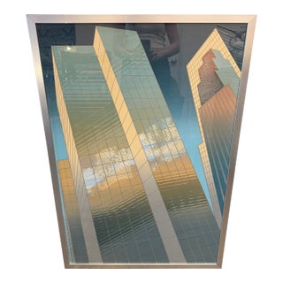 1990s "Enfilade" by Don Munz Original Embossed Serigraph For Sale