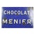 Menier Chocolate Enameled Sheet Metal Plate For Sale - Image 3 of 7