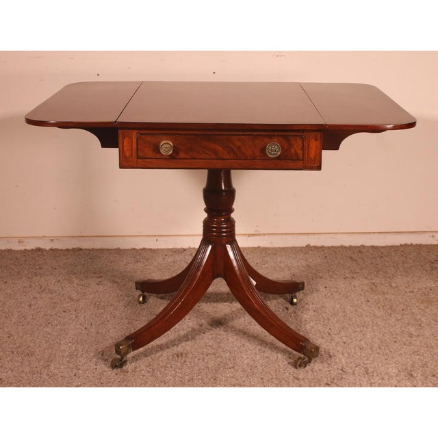 Small Pembroke Table in Mahogany, Early 19th Century For Sale - Image 13 of 13