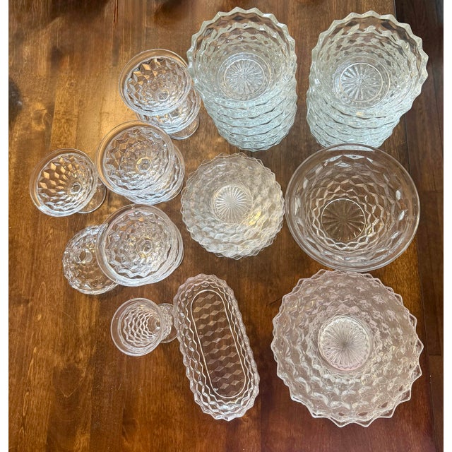 This collection of glassware by Fosteria Glass Company is known for their sturdy construction and classic aesthetic. These...