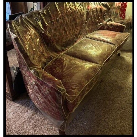 Textile 1960s French Provincial Living Room Set For Sale - Image 7 of 18