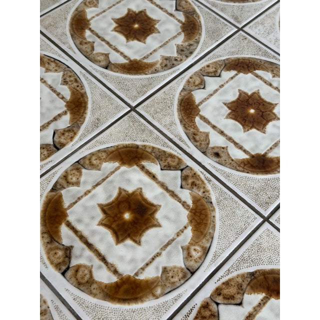 Rosewood Ceramic Tile Top Coffee Table Danish Mid-Century Modern 1970s For Sale - Image 4 of 10