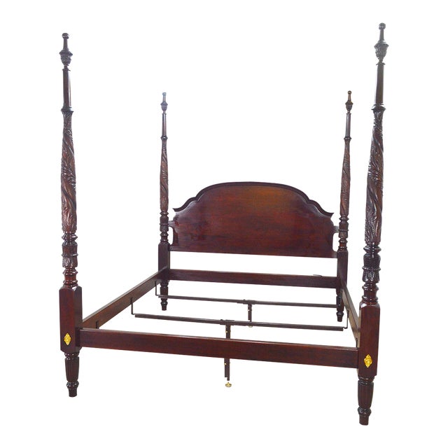 Stickley Williamsburg Collection King Poster Bed For Sale