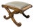 Schumacher Furnishings Regency Style X-Framed Stool For Sale