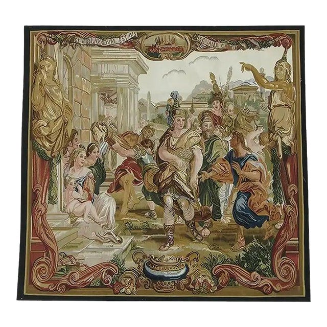 Vintage Tapestry Depicting Royalty For Sale