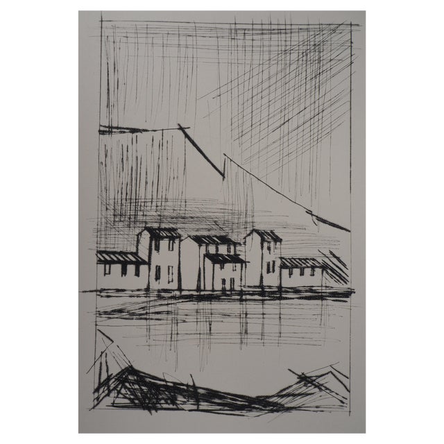 Bernard Buffet, Amalfi Coast (Naples), Original Etching For Sale