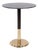 Kenneth Ludwig Chicago Micca Black Marble Bistro Table For Sale