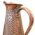 Metal English Arts & Crafts Crocodile Stamped Copper Pitcher For Sale - Image 7 of 12