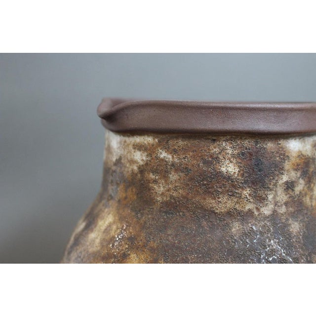 Large Vintage French Stoneware Decorative Pitcher by Alexandre Kostanda, 1960s For Sale - Image 18 of 18