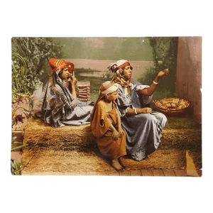 Antique Grand Tour Photograph Tunis Bedouins