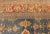 Antique Zeigler Sultanabad Rug With Medallion Design in Blue & Rust Red For Sale - Image 9 of 13