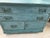 Wood Antique Commode or Small Chest of Drawers in Blue Paint For Sale - Image 7 of 12