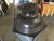 Large Octagon Bronze 4 Light Lantern Chandelier W/ Handle For Sale - Image 10 of 11
