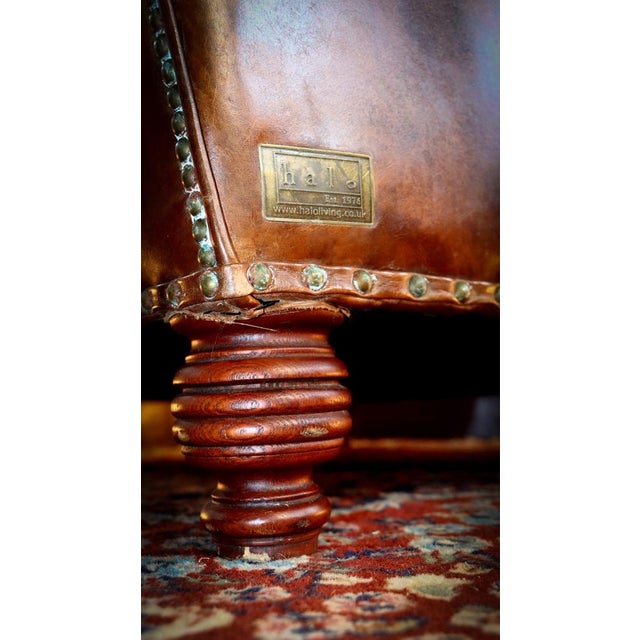 Halo Heritage Lounge Chair in Leather from Timothy Oulton, 2010s For Sale - Image 13 of 18