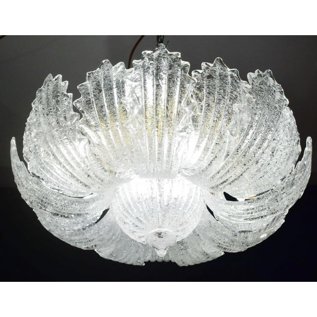 Italian Garda Italian Murano Glass Ceiling Light or Flush Mount, 1980s For Sale - Image 3 of 15