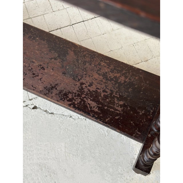 Vintage Two-Tiered Spool Entry Table / Console, Circa 1920s-40s For Sale - Image 16 of 16