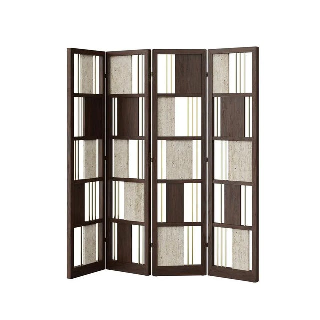 Not Yet Made - Made To Order Wordsworth Folding Screen from Wood Tailors Club For Sale - Image 5 of 9